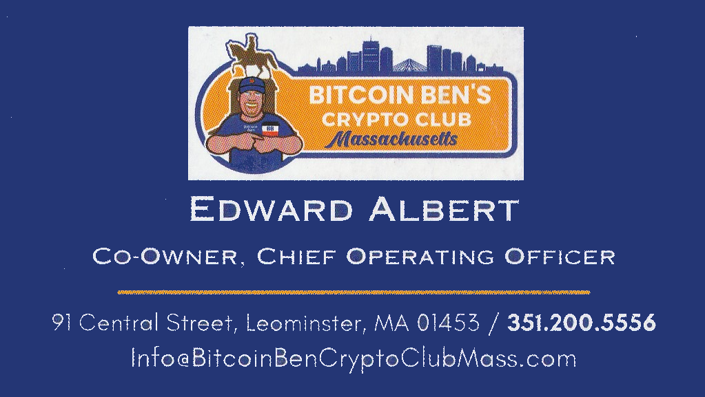 Bitcoin Ben’s Crypto Club Ma.